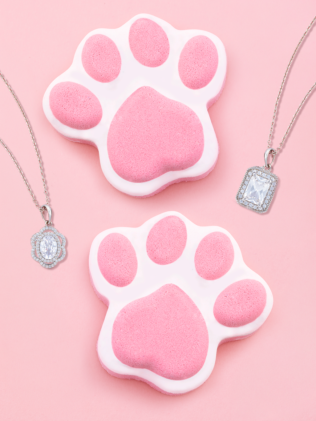 Paw Bath Bomb - Necklace Collection