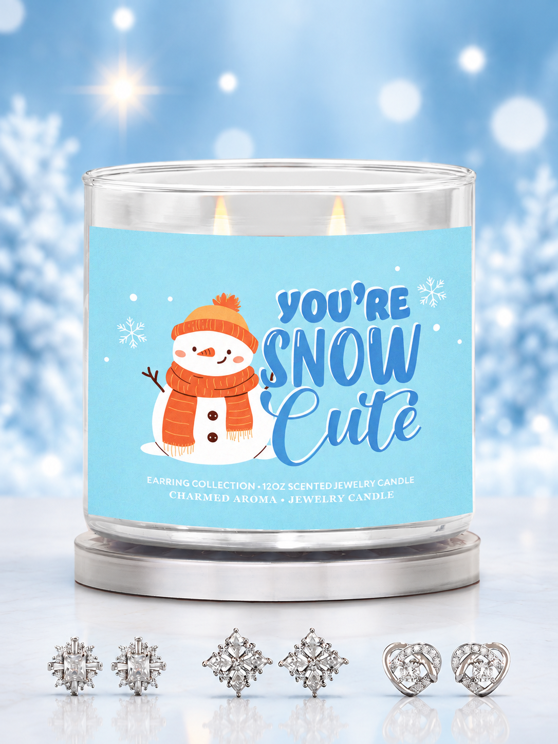 You're Snow Cute Candle - Earrings Collection