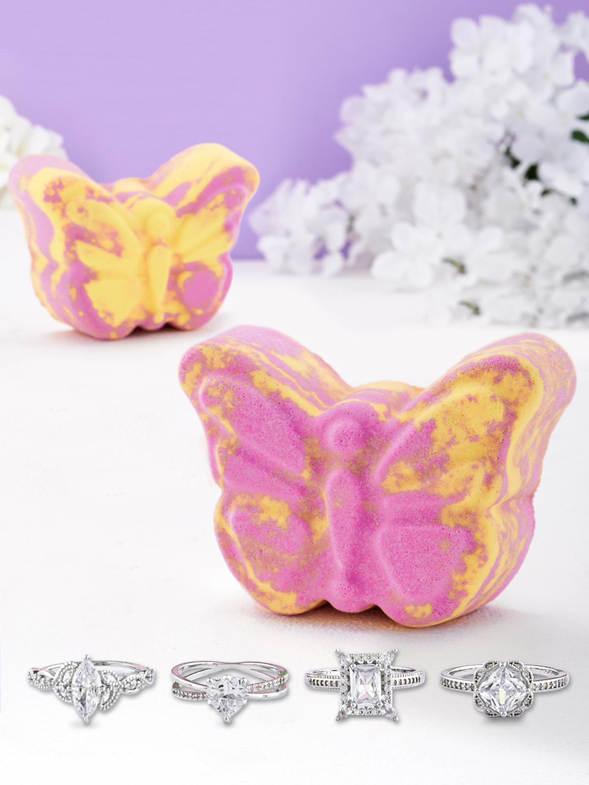 Butterfly Bath Bomb - Classic Jewelry Collection