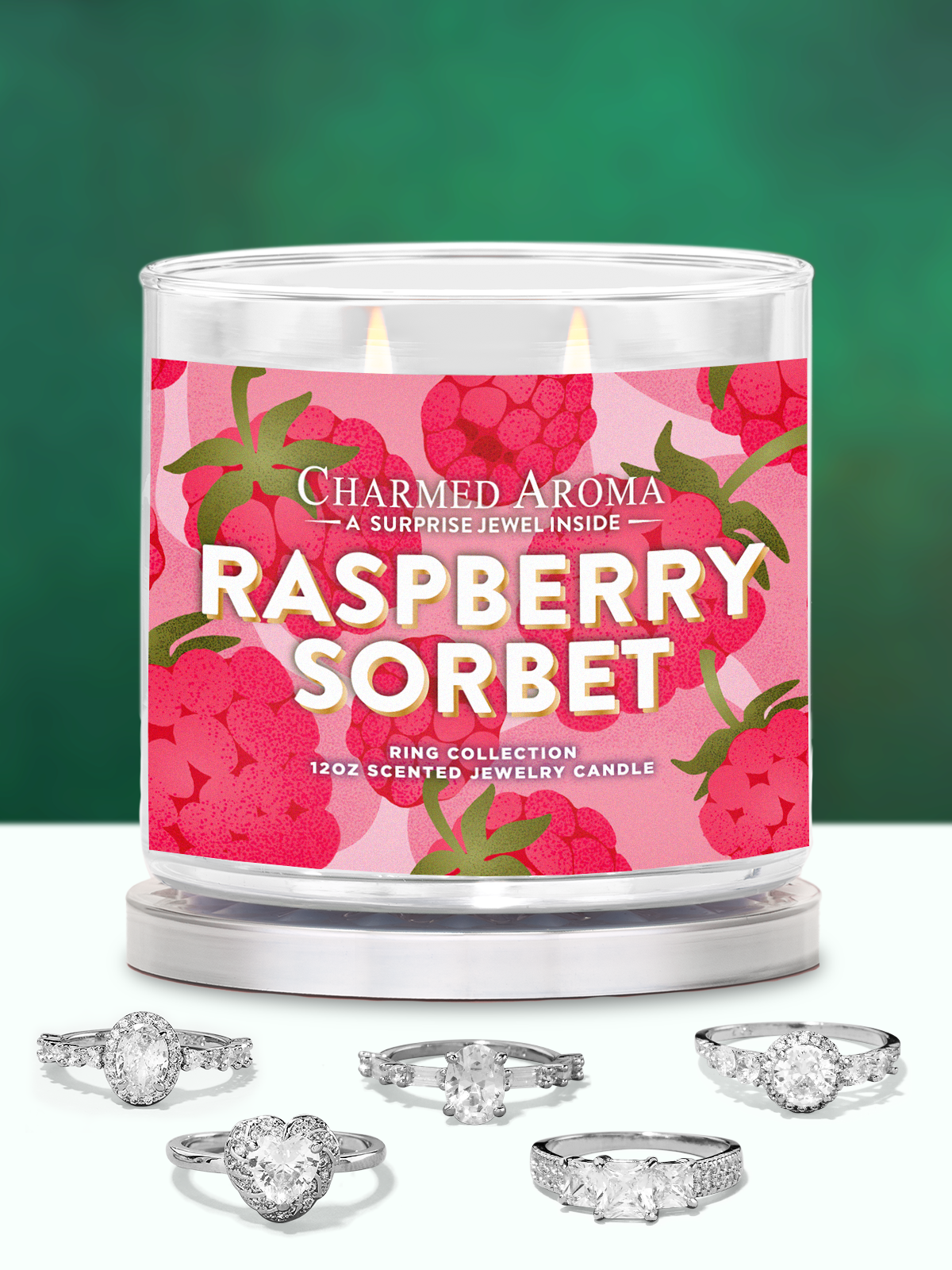 Raspberry Sorbet Candle - Ring Collection